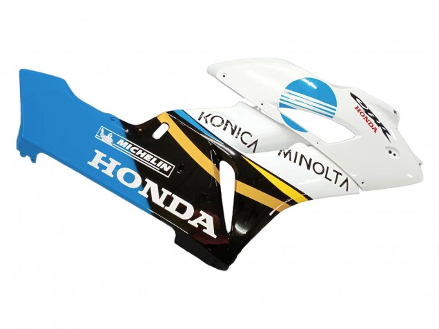 2004-2005 White Light Blue Yellow Black Konica Minolta Honda CBR1000RR Motorcycle Fairings Canada