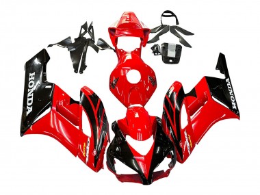 2004-2005 Red Glossy Black Racing Honda CBR1000RR Motorcycle Fairings Canada
