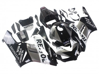 2004-2005 Silver White Glossy Black Repsol Honda CBR1000RR Motorcycle Fairing Kits Canada