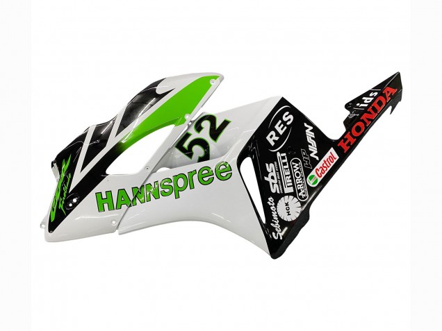 2004-2005 White Green Glossy Black Hannspree 52 Honda CBR1000RR Motorcycle Fairings Canada