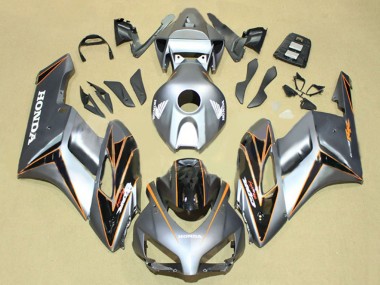 2004-2005 Silver Orange Glossy Black Stripe Honda CBR1000RR Motorcycle Fairings Canada