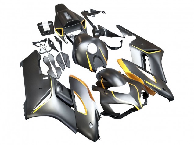 2004-2005 Matte Grey Gold Honda CBR1000RR Motorcycle Fairings Canada