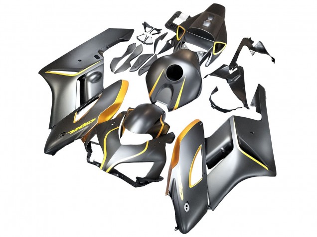 2004-2005 Matte Grey Gold Honda CBR1000RR Motorcycle Fairings Canada