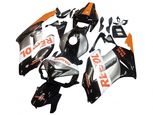 2004-2005 Orange Silver Glossy Black Repsol Honda CBR1000RR Motorcycle Fairings Canada