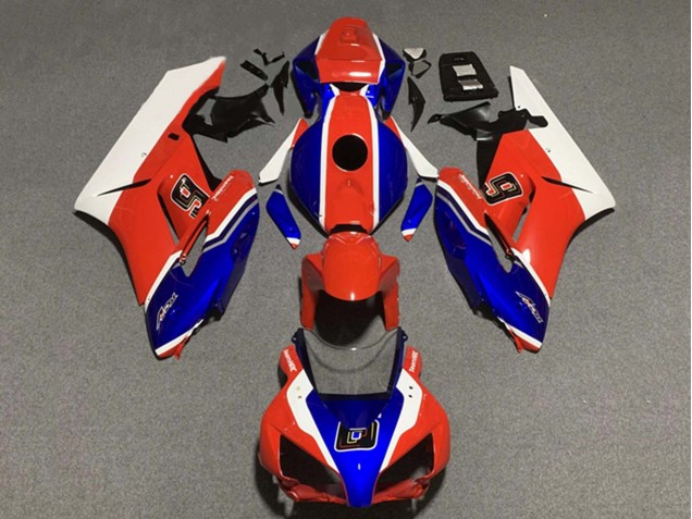 2004-2005 White Red Blue 6 Honda CBR1000RR Motorcycle Fairings Canada