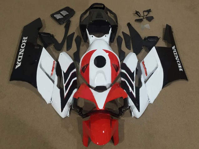 2004-2005 White Red Matte Black Honda CBR1000RR Motorcycle Fairing Canada