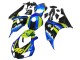 2006-2007 Blue Fluorescent Green Glossy Black Shark 46 Honda CBR1000RR Motorcycle Fairings Canada