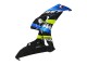 2006-2007 Blue Fluorescent Green Glossy Black Shark 46 Honda CBR1000RR Motorcycle Fairings Canada