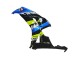 2006-2007 Blue Fluorescent Green Glossy Black Shark 46 Honda CBR1000RR Motorcycle Fairings Canada