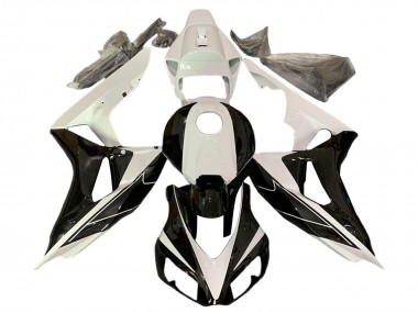 2006-2007 Pearl White Glossy Black Honda CBR1000RR Motorcycle Fairings Canada