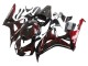 2006-2007 Glossy Black Red Flame Honda CBR1000RR Motorcycle Fairing Canada