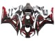 2006-2007 Glossy Black Red Flame Honda CBR1000RR Motorcycle Fairing Canada