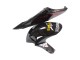 2006-2007 Glossy Black Yellow Red Flame Honda CBR1000RR Motorcycle Fairings Canada