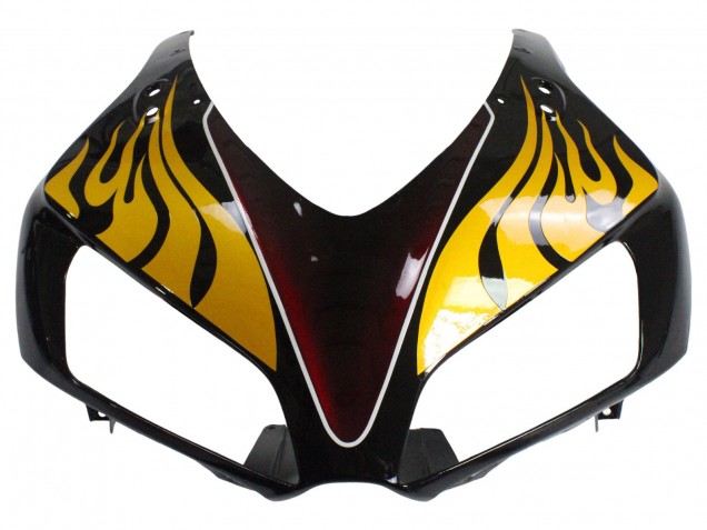 2006-2007 Glossy Black Yellow Red Flame Honda CBR1000RR Motorcycle Fairings Canada