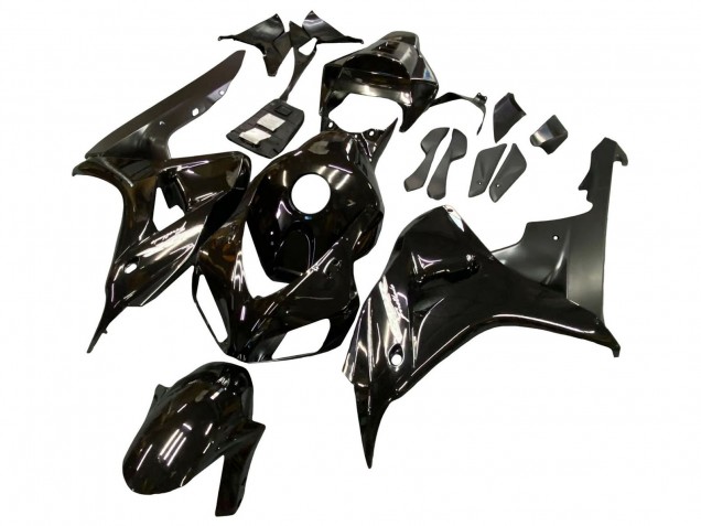 2006-2007 Glossy Black Matte Back Honda CBR1000RR Motorcycle Fairings Canada