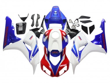 2006-2007 White Red Blue HRC Honda CBR1000RR Motorcycle Fairing Canada
