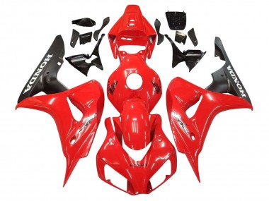 2006-2007 Red Matte Black Honda CBR1000RR Motorcycle Fairings Canada