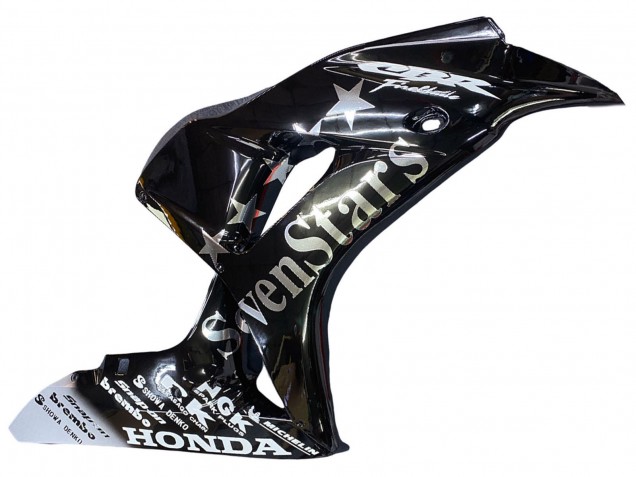 2006-2007 Glossy Black Gold SevenStars Honda CBR1000RR Motorcycle Fairings Canada