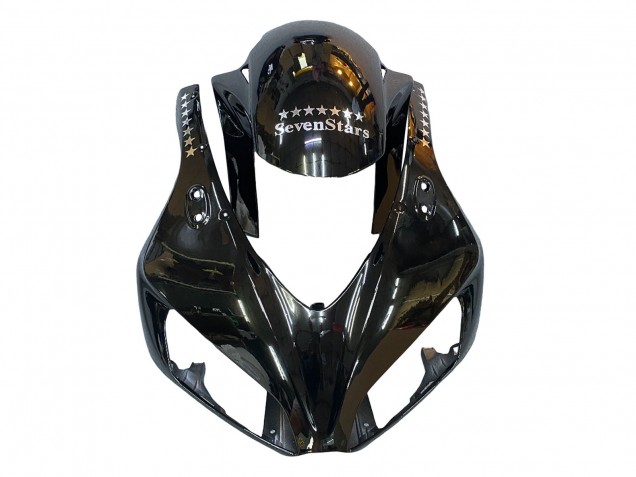 2006-2007 Glossy Black Gold SevenStars Honda CBR1000RR Motorcycle Fairings Canada