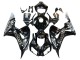 2006-2007 Glossy Black Gold SevenStars Honda CBR1000RR Motorcycle Fairings Canada