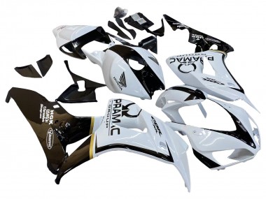 2006-2007 White Glossy Black Pramac Honda CBR1000RR Motorcycle Fairings Canada