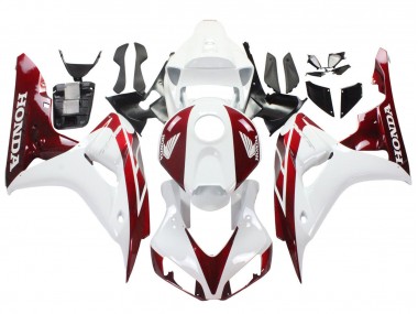 2006-2007 White Red Honda CBR1000RR Motorcycle Fairings Canada