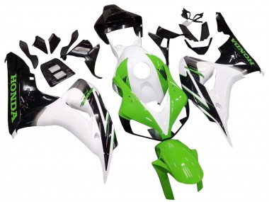 2006-2007 White Green Glossy Black Honda CBR1000RR Motorcycle Fairing Canada