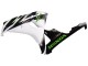 2006-2007 White Green Glossy Black Honda CBR1000RR Motorcycle Fairing Canada