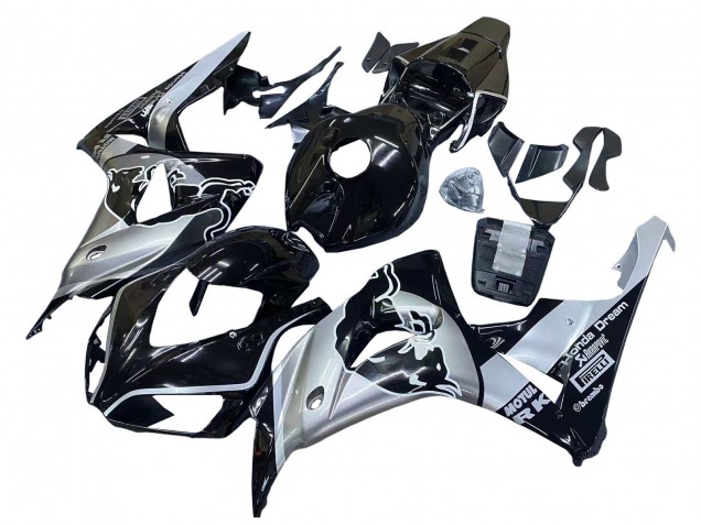 2006-2007 Silver Glossy Black Red Bull Honda CBR1000RR Motorcycle Fairings Canada