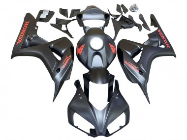 2006-2007 Matte Black Red Decals Honda CBR1000RR Motorcycle Fairings Canada