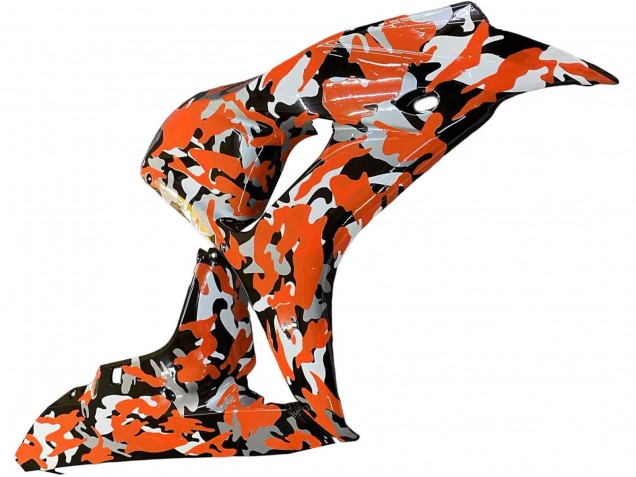 2006-2007 Black Orange Silver Camouflage Honda CBR1000RR Motorcycle Fairings Canada
