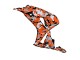 2006-2007 Black Orange Silver Camouflage Honda CBR1000RR Motorcycle Fairings Canada