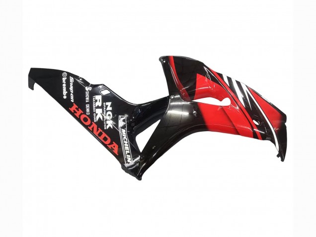 2006-2007 Red Glossy Black Honda CBR1000RR Motorcycle Fairings Canada