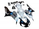 2006-2007 White Blue Glossy Black Honda CBR1000RR Motorcycle Fairing Canada
