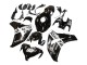 2008-2011 Glossy Black White Repsol 93 Honda CBR1000RR Motorcycle Fairings Canada