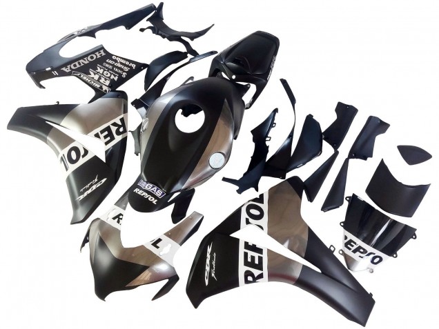 2008-2011 Silver Matte Black Repsol Honda CBR1000RR Motorcycle Fairings Canada
