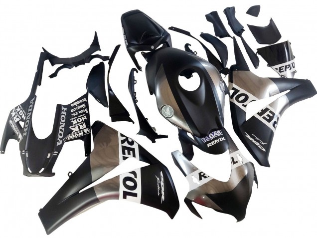 2008-2011 Silver Matte Black Repsol Honda CBR1000RR Motorcycle Fairings Canada