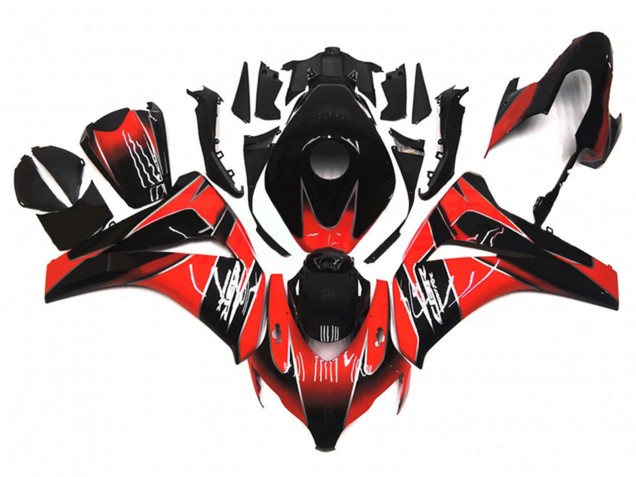 2008-2011 Red Glossy Black Honda CBR1000RR Motorcycle Fairing Canada