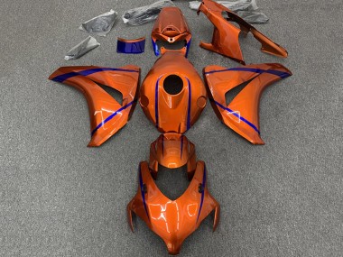 2008-2011 Orange Blue Stripe Honda CBR1000RR Motorcycle Fairings Canada