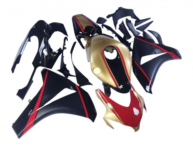 2008-2011 Gold Red Glossy Black Honda CBR1000RR Motorcycle Fairings Canada