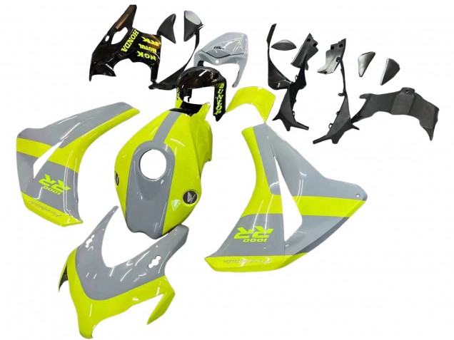 2008-2011 Nardo Grey Fluorescent Green Honda CBR1000RR Motorcycle Fairings Canada