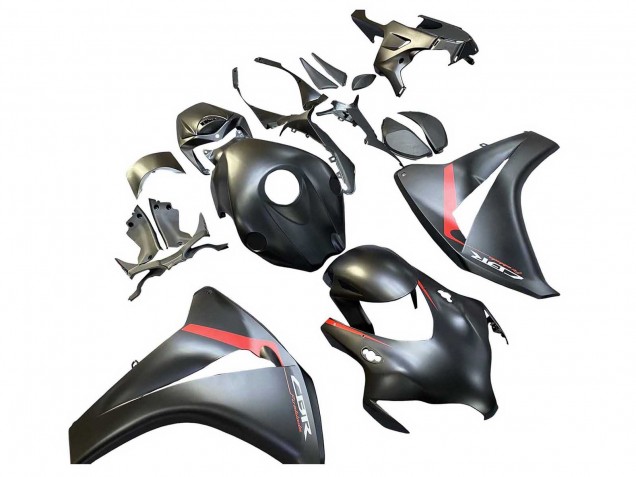 2008-2011 Matte Black Red Fireblade Honda CBR1000RR Motorcycle Fairings Canada