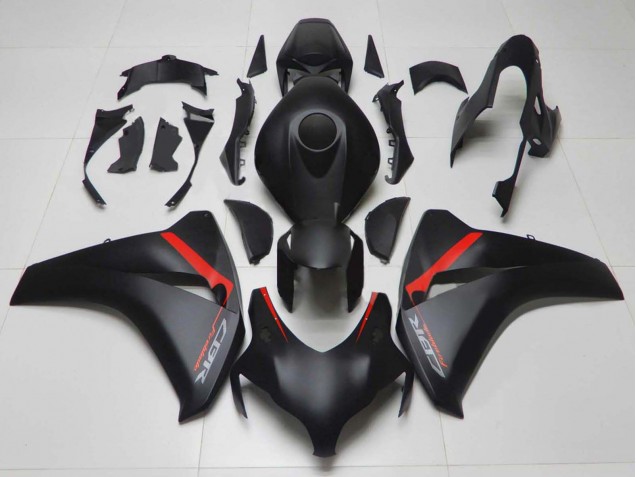 2008-2011 Matte Black Red Fireblade Honda CBR1000RR Motorcycle Fairings Canada
