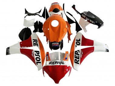 2008-2011 Orange White Red Glossy Black Repsol HRC Honda CBR1000RR Motorcycle Fairing Canada