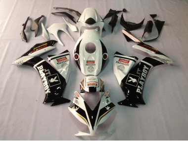 2012-2016 White Glossy Black Rizoma Playboy Honda CBR1000RR Motorcycle Fairings Canada
