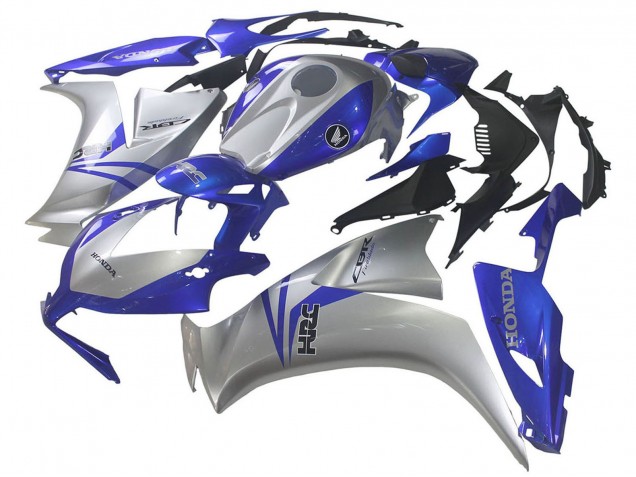 2012-2016 Silver Blue HRC Honda CBR1000RR Motorcycle Fairings Canada