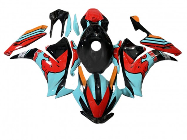 2012-2016 Red Light Blue Glossy Black Honda CBR1000RR Motorcycle Fairings Canada