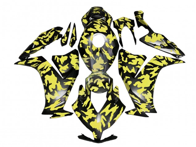 2012-2016 Yellow Grey Black Camouflage Honda CBR1000RR Motorcycle Fairings Canada