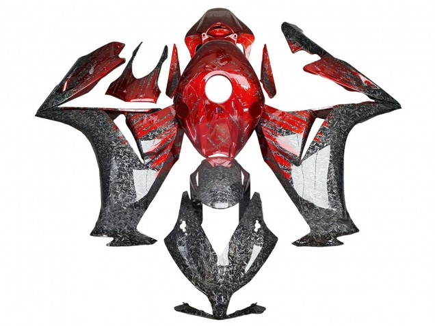 2012-2016 Red Black Forged Carbon Fiber Honda CBR1000RR Motorcycle Fairings Canada