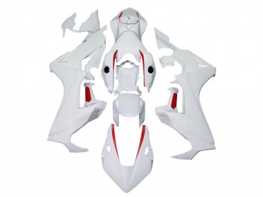 2017-2023 White with Red Line Honda CBR1000RR Motorcycle Fairings Canada